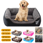 Extra Large Plush Dog Bed Sofa Super Soft Winter Crate Mat - Ship from UK