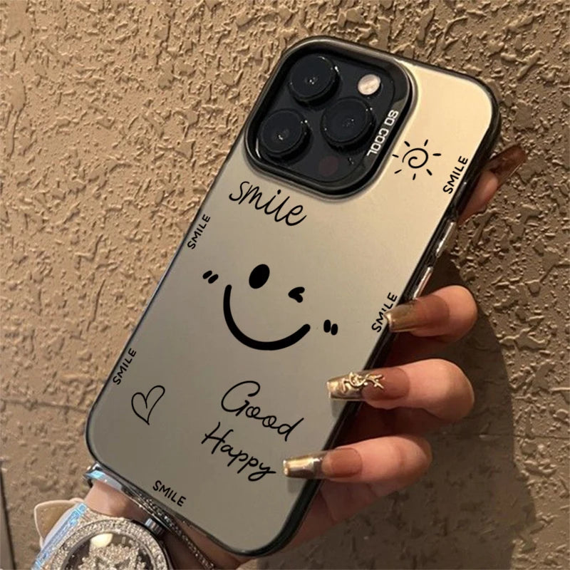 Smiling Face IMD Case for Xiaomi Poco F5 X6 Pro Mi 14 13 12 12T