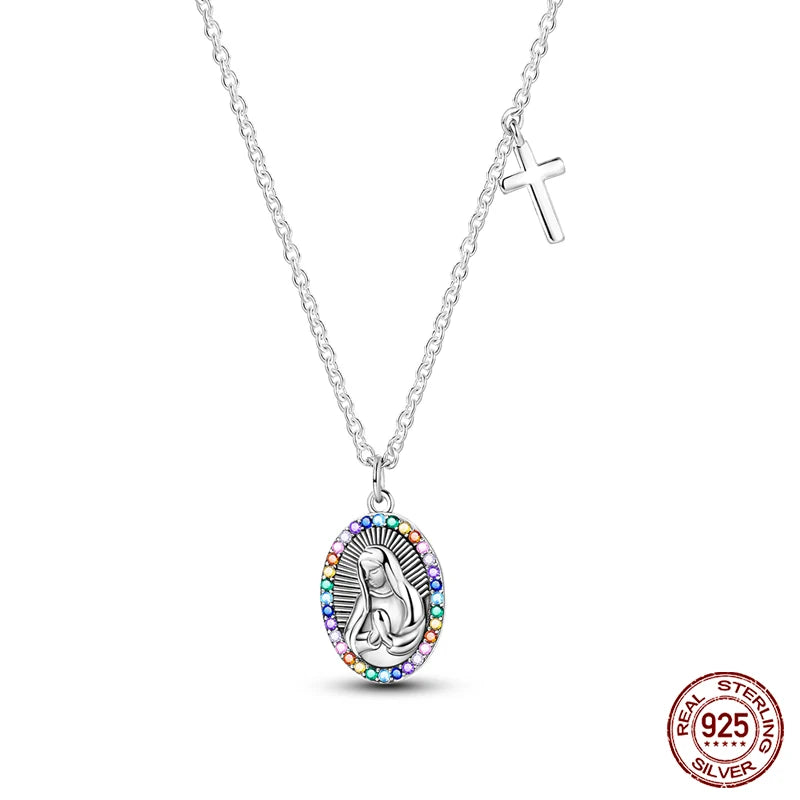 925 Sterling Silver Luminous Firefly Heart Shaped Zircon Pendant Necklace For Women Fashion Anniversary Birthday Jewelry Gifts