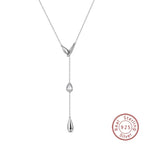 925 Sterling Silver Luminous Firefly Heart Shaped Zircon Pendant Necklace For Women Fashion Anniversary Birthday Jewelry Gifts