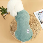 Classic Puppy Dog Knitting Sweater Winter Warm Pet Clothes for Small Dogs Cats Vest Pet Clothing Apparel French Bulldog Costume
