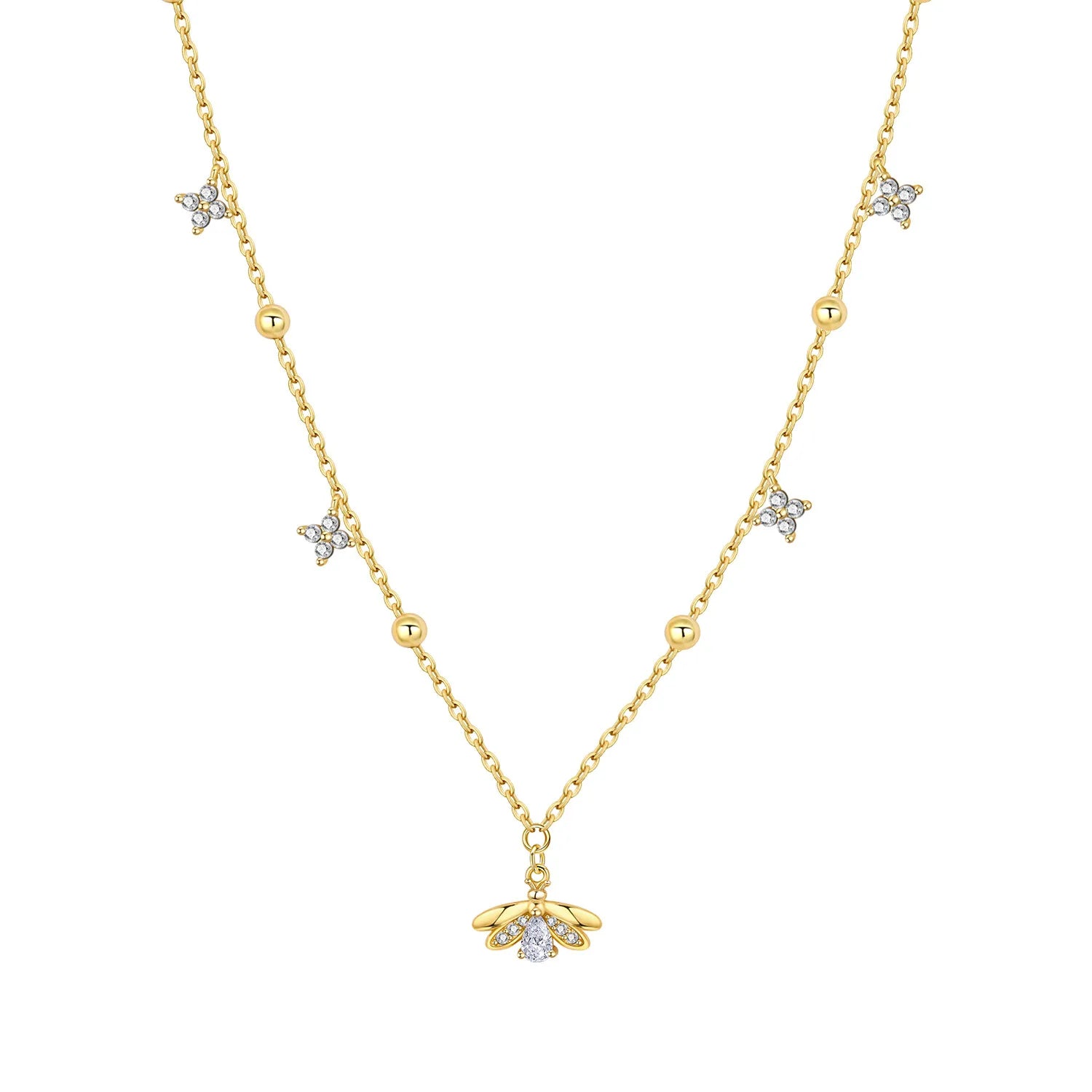 Original 925 Sterling Silver 18K Gold Heart Lock and Key Necklace Y-shaped Chain Necklace For Women Memorial Prayer Jewelry Gift