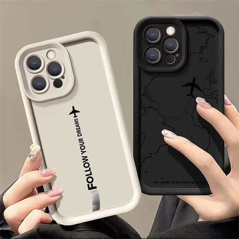 Airplane Route Case for Xiaomi Redmi Note 14 13 12 Pro Plus 13 12S 11 13C 14C