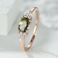 Female Charm Oval Purple White Zircon Minimalist Stacking Thin Rings For Women Party Wedding Bands Mothers Day Jewelry Gifts CZ