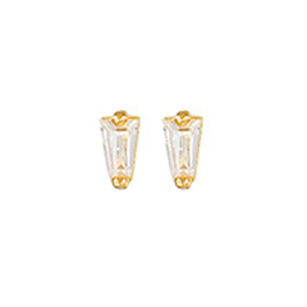 Stainless Steel Link Chain Gold Colour Hanging Earrings Long Tassels