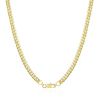 6mm Full Sideways Chain 8/18/20/24 Inch 925 Sterling Silver Men Women Jewelry