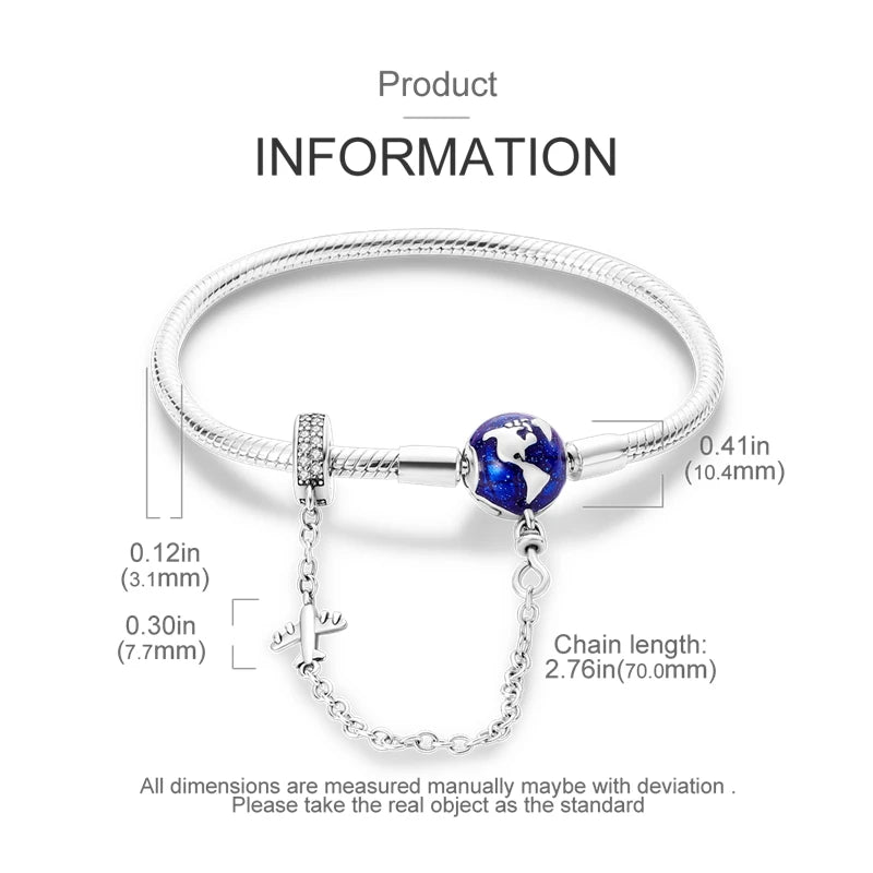 Set Jewelry/Star Moon Devil Eyes Positioning Buckle Sparkling Cross 925 Sterling Silver Original Fits Birthday Party Jewelry Gif
