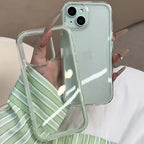 Luxury Clear Colour Frame Case for iPhone 17 16 15 14 13 12 Pro
