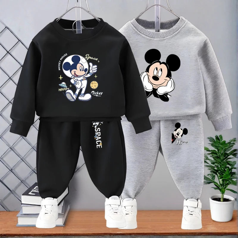 Disney Boys Casual Sweatshirt and Joggers 2-Piece Set 0-8 Years Kids Tracksuit