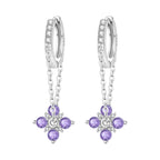 925 Sterling Silver Butterfly Fluttering Insect Drop Earrings Jewellery Gift