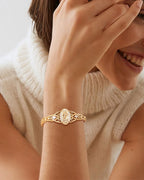 Guadalupe Virgin Mary Bracelet for Women, Zirconia Catholic Bracelet Bangle, Religious Baptism Hypoallergenic Non Tarnish