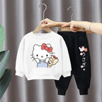 Sanrio Hello Kitty Boys and Girls Tracksuit Spring Autumn Clothing Set
