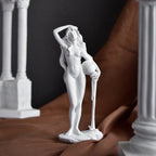 Greek Mythology Goddess Statue Bookshelf Wall Shelves Aphrodite Sculpture Home Decor