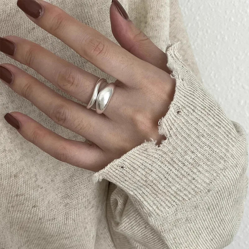 925 Sterling Silver Engagement Ring Beautiful Aesthetic Wedding Elegant Designer Jewellery