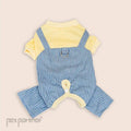 All-Season Soft Pet Shirt Puppy Kitten Breathable Cotton Striped Outfit