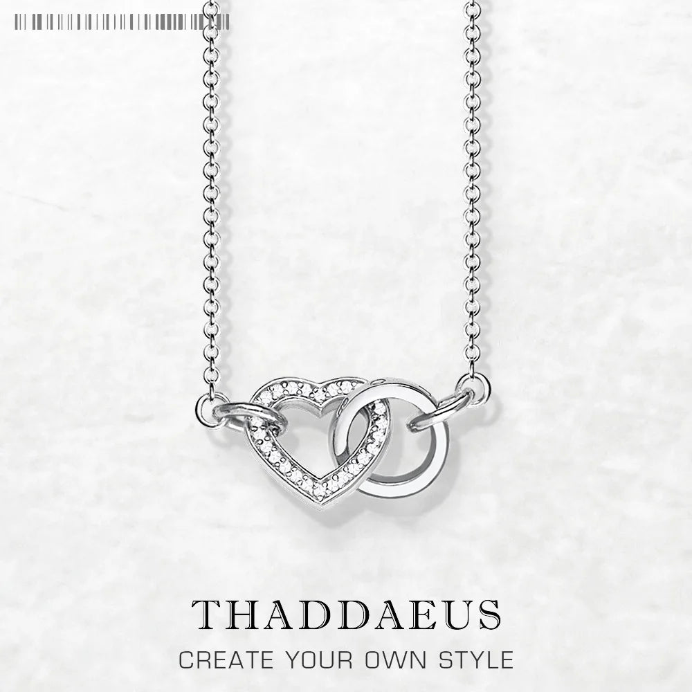 Timeless Love Heart Necklace 925 Sterling Silver Romantic Jewellery Gift