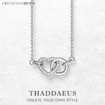Timeless Love Heart Necklace 925 Sterling Silver Romantic Jewellery Gift