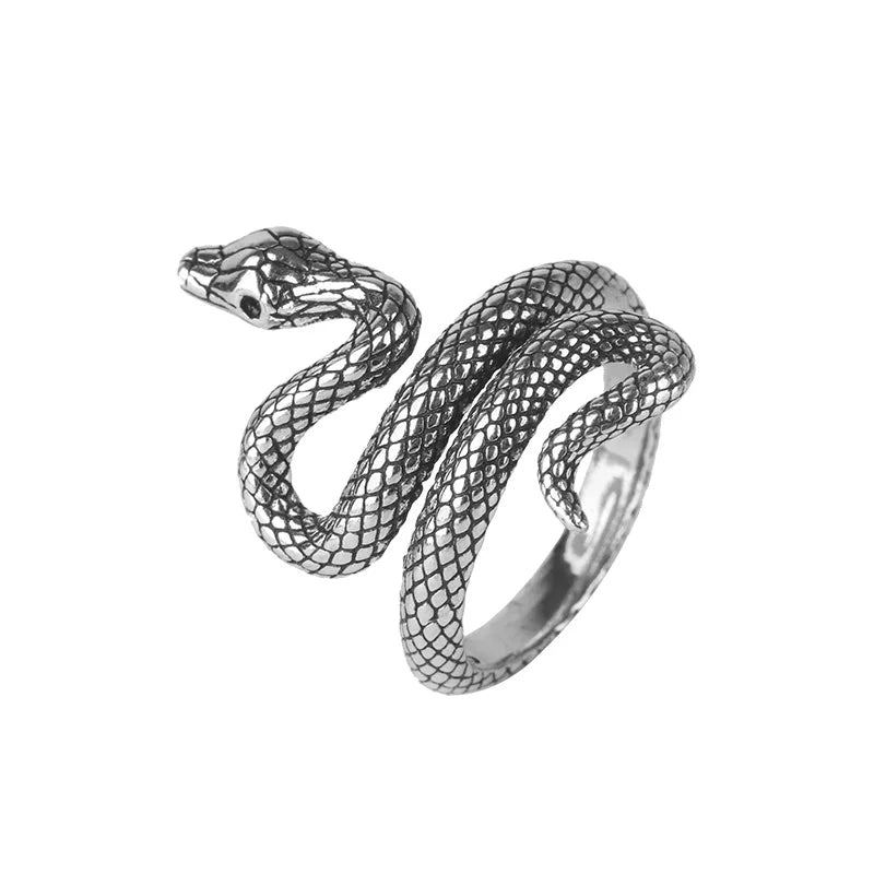Entanglement Snake Ring 925 Sterling Silver Adjustable Engagement Wedding Luxury