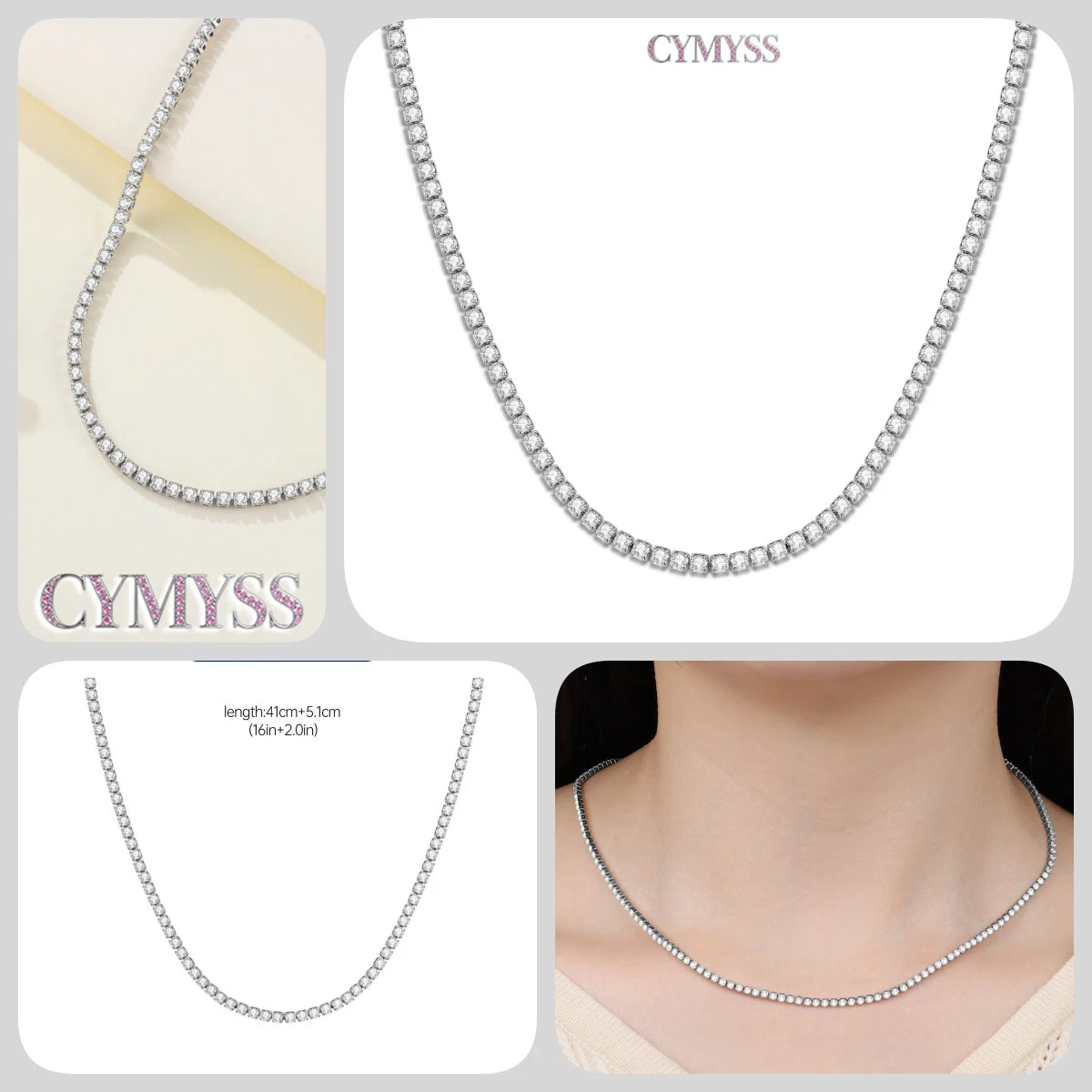 Original 925 Sterling Silver 18K Gold Heart Lock and Key Necklace Y-shaped Chain Necklace For Women Memorial Prayer Jewelry Gift