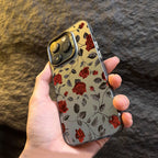 Retro Red Rose Matte Laser Case for Samsung Galaxy A15 A35 A55 S24
