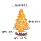 15cm Resin Gingerbread Christmas Tree Figurines Holiday Decoration Xmas Gift