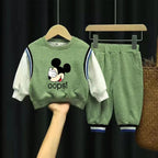 Disney Mickey Mouse Boys Autumn Clothing Set Sweatshirt and Joggers