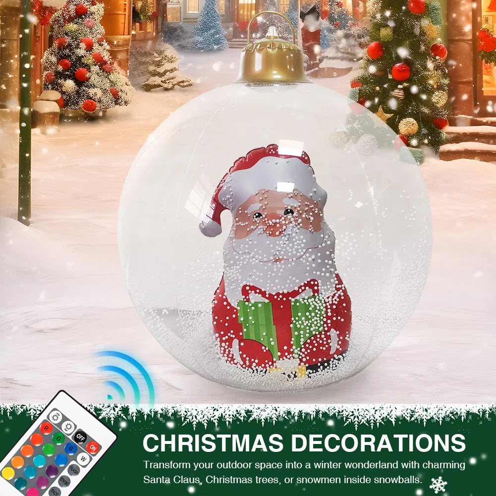 LED Luminous Giant Inflatable Ball Ornament PVC Valentine's Day Gift Ship from UK