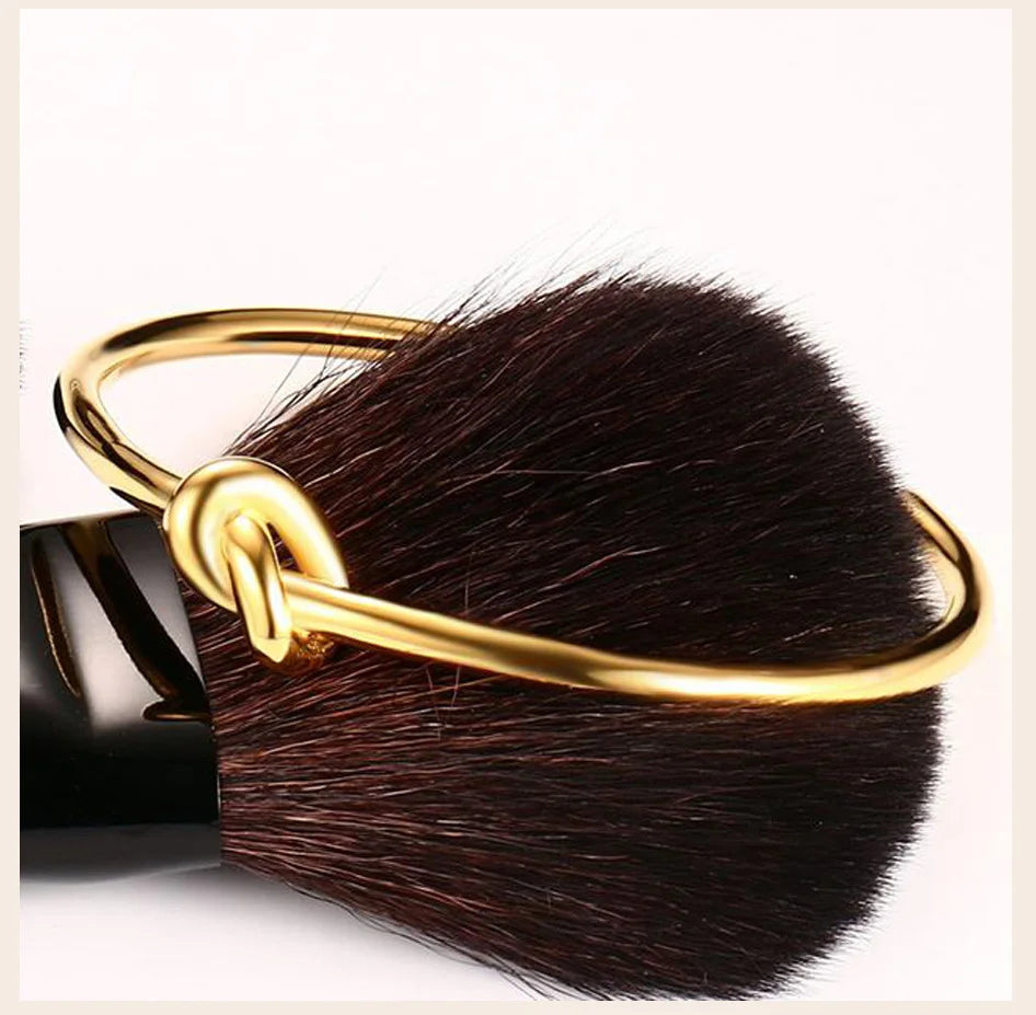 Trendy Round Circular Open Knot Cuff Bangle Bracelets For Women Elegant GoldColor Jewelry Noeud Armband Pulseiras