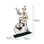 Circus Clown Statue Joker Figurine Buffoon Doll Collection Living Room Design Decor