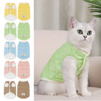 Macaron Colour Cat Sweater Warm Kitten Clothing Vest Soft Pet Apparel