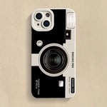 Vintage Camera Silicone Case for Samsung S25 S24 S23 S22 Ultra A16