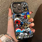 Mechanical Gear Silver IMD Case for Samsung S25 S24 Ultra A16 A56