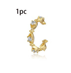 2022 New Stainless Steel Minimal Hoop Earrings Cubic Zirconia
