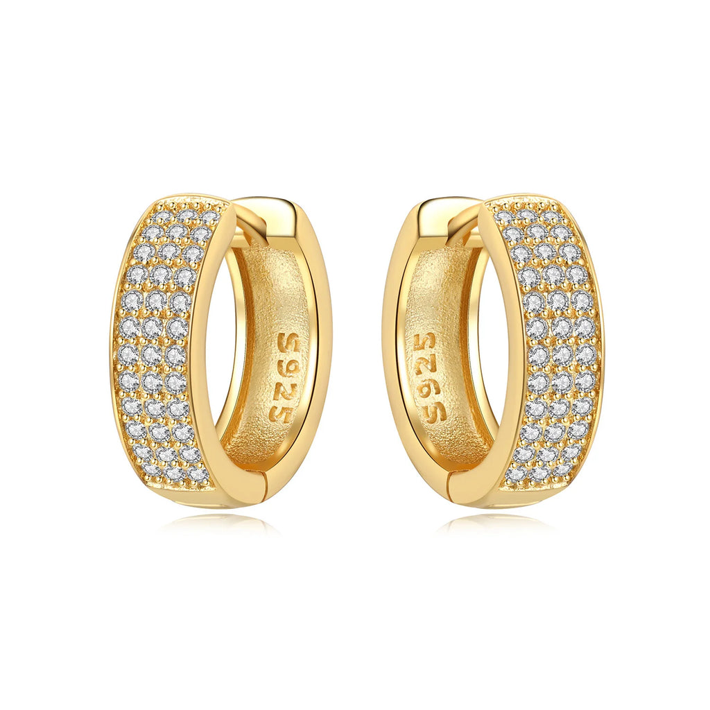 925 Sterling Silver Simple Versatile Hoop Earrings Fine Birthday Jewellery