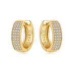 925 Sterling Silver Simple Versatile Hoop Earrings Fine Birthday Jewellery