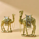 Turkish Resin Golden Camel Sculpture Feng Shui Figurines Home Decoration Accessories