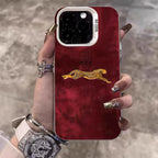 Golden Love Heart Case for Samsung Galaxy S25 S24 Ultra S23 FE A55