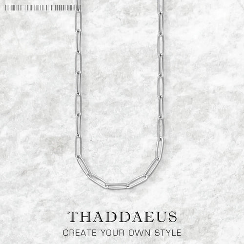 Link Chain Charm Necklace 925 Sterling Silver Fashion Jewellery Men Women