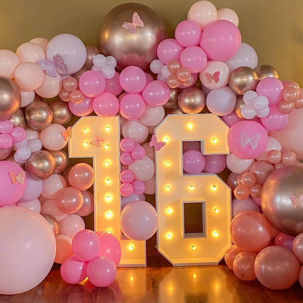 91.5cm Giant LED Light Birthday Number - 1st Birthday, Anniversary, Wedding Decor