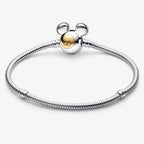 New 925 Silver Sparkling Heart to Heart Double Loop Leather Rope Weaving Bracelet Fashion DIY Charm Exquisite Jewelry Gift