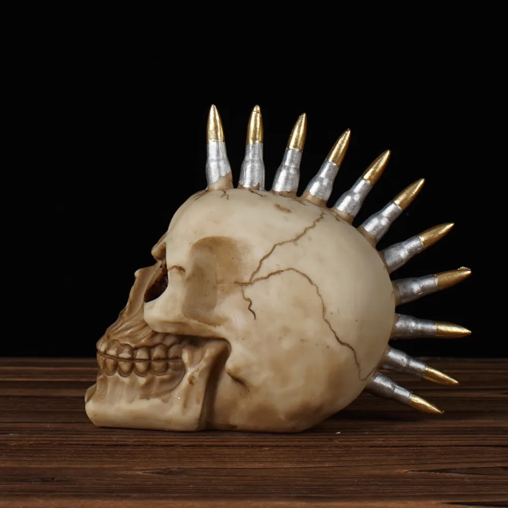 15cm Creative Resin Skull Head Bookshelf Wall Shelf Living Room Fashion Pop Culture