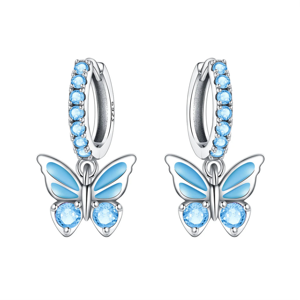 925 Sterling Silver Cute Bees Insects Stud Earrings Exquisite Birthday Gift