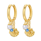 925 Sterling Silver Simple Diamond Shaped Ear Hook Hoop Earrings Jewellery