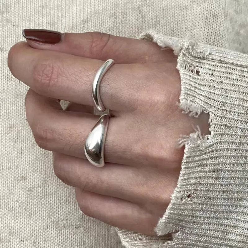 925 Sterling Silver Engagement Ring Beautiful Aesthetic Wedding Elegant Designer Jewellery