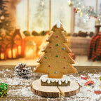 15cm Resin Gingerbread Christmas Tree Figurines Holiday Decoration Xmas Gift