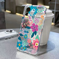 Flower Pattern Clear Case for Redmi 14C 13 12C Note 14 13 12 11 Pro Plus
