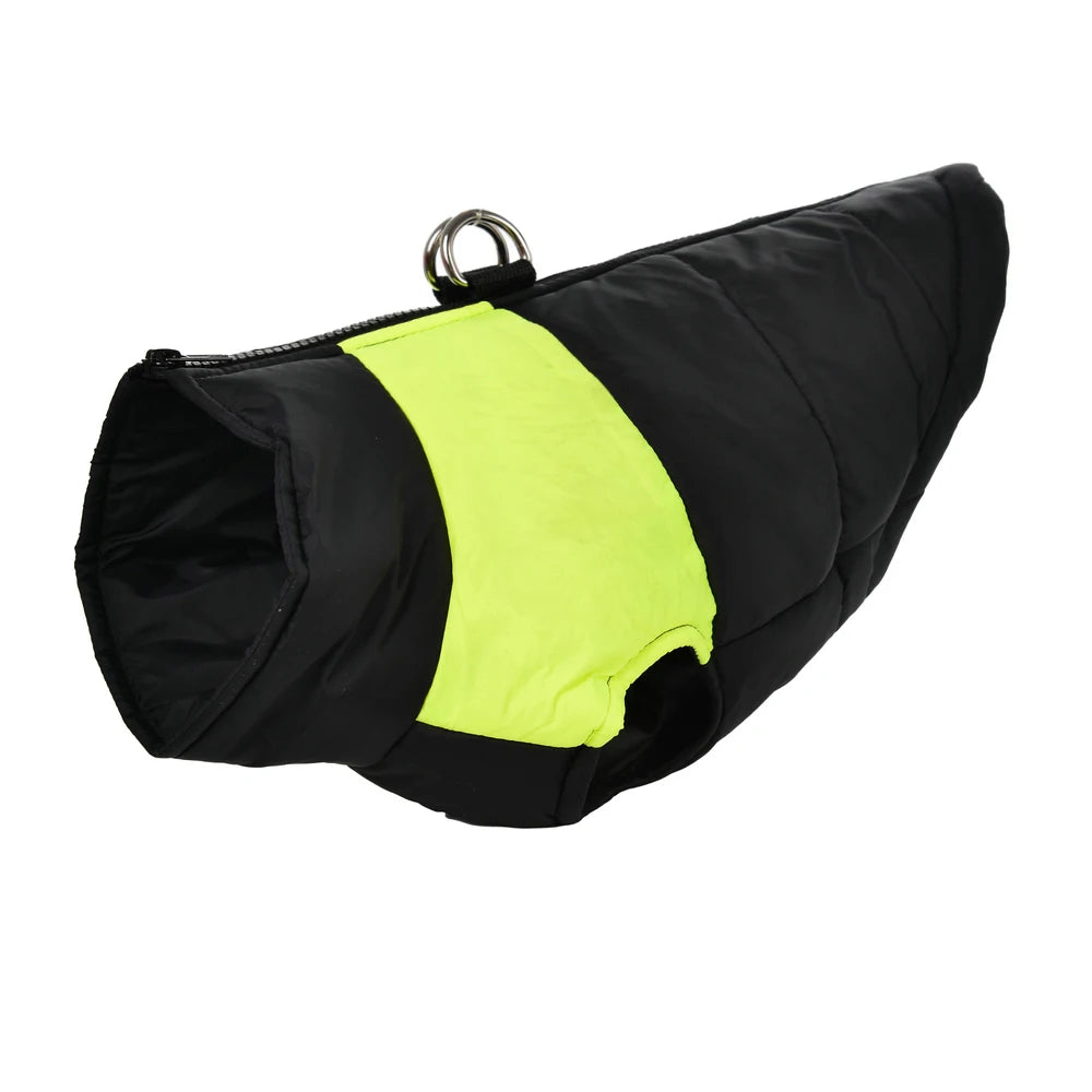 Winter Warm Fleece Dog Jacket For Small Large Dogs Cats Waterproof Pet Vest Jacket with D-ring Labrador French Bulldog Clothing