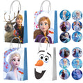 24pc Frozen Elsa Birthday Gift Bags & Stickers Party Favor Bags - Ship from UK