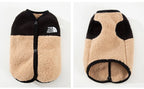 Maltese Plush Vest Winter Dog Clothes Warm Yorkshire Two-Legged Fleece Jacket Trendy Pet Apparel with Traction Buckle