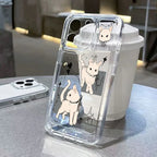Cute Angel Animals Case for Samsung Galaxy A55 A35 A15 S24 S23 Ultra S22 FE